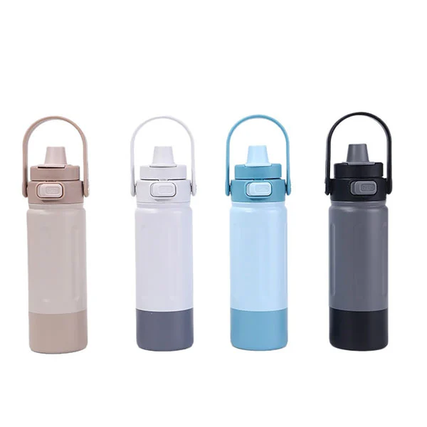 Altzairu herdoilgaitzezko kirol botila heldulekuarekin